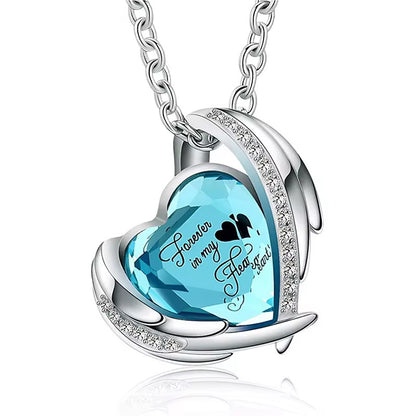 Heart Shaped Ash Memorial Necklace