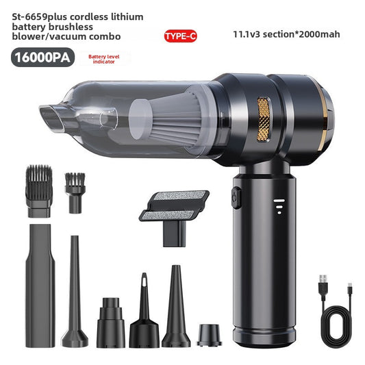 Cordless Car Vacuum Cleaner with Blowing and Inflating Function