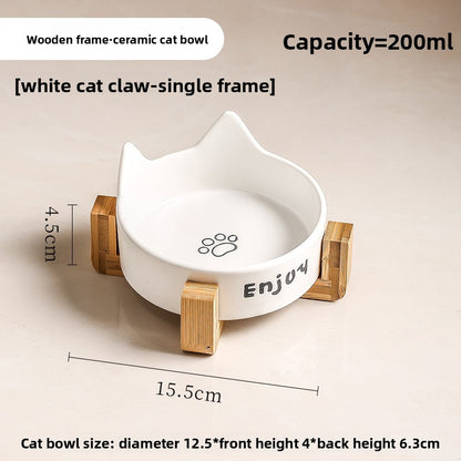 Anti-spill pet water bowl
