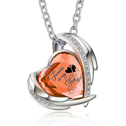 Heart Shaped Ash Memorial Necklace