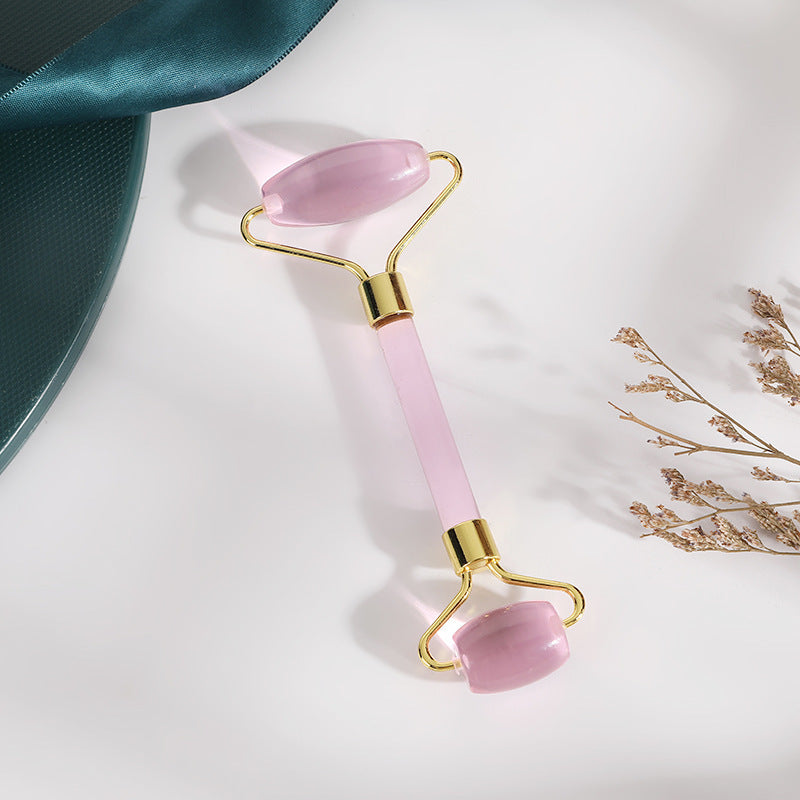 Natural Jade Facial Roller and Gua Sha Set
