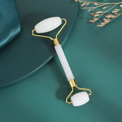 Natural Jade Facial Roller and Gua Sha Set