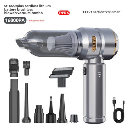 Cordless Car Vacuum Cleaner with Blowing and Inflating Function