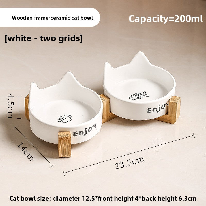 Anti-spill pet water bowl