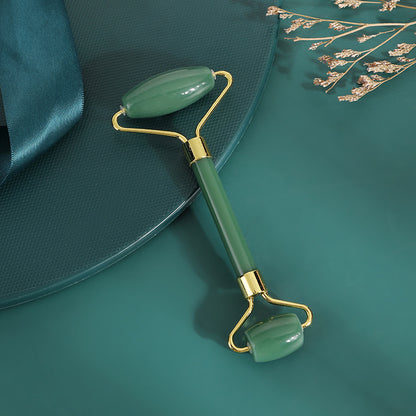 Natural Jade Facial Roller and Gua Sha Set