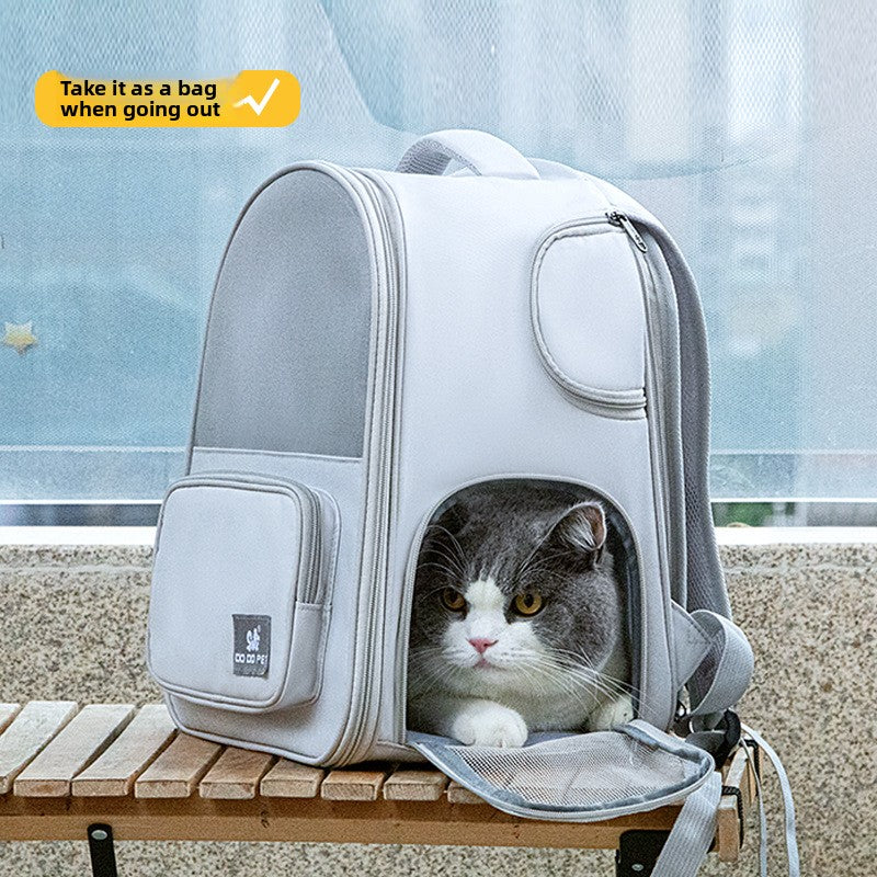 Summer Breathable Mesh Pet Outgoing Bag