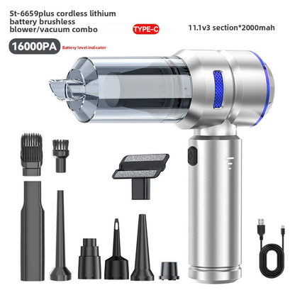 Cordless Car Vacuum Cleaner with Blowing and Inflating Function