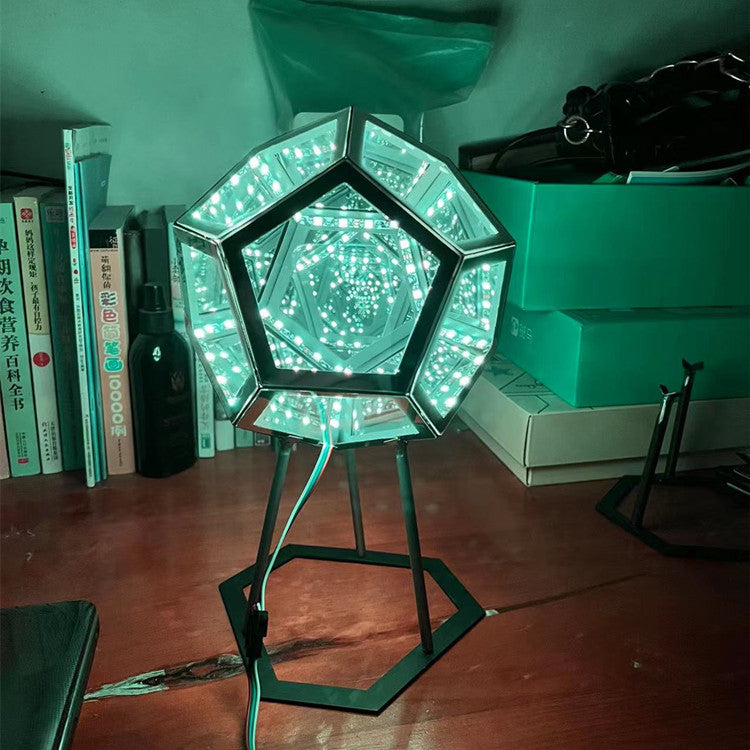 Twelve-sided colored night light