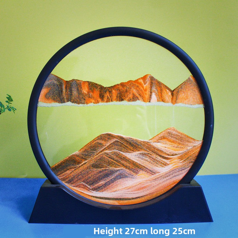 3D Hourglass Sand Painting Decor