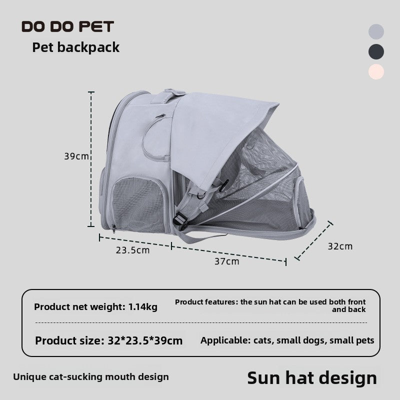 Summer Breathable Mesh Pet Outgoing Bag
