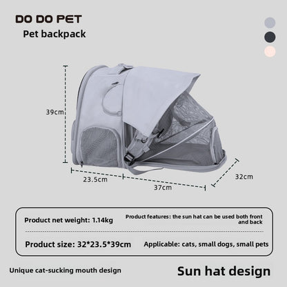 Summer Breathable Mesh Pet Outgoing Bag