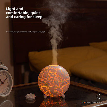 Ultrasonic Aromatherapy Humidifier with Flame Effect