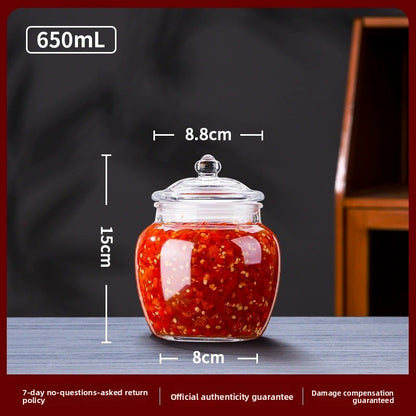 Glass Sealed Jar for Food Storage