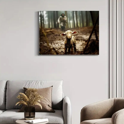 Lost Lamb Canvas Wall Art for Home Decor