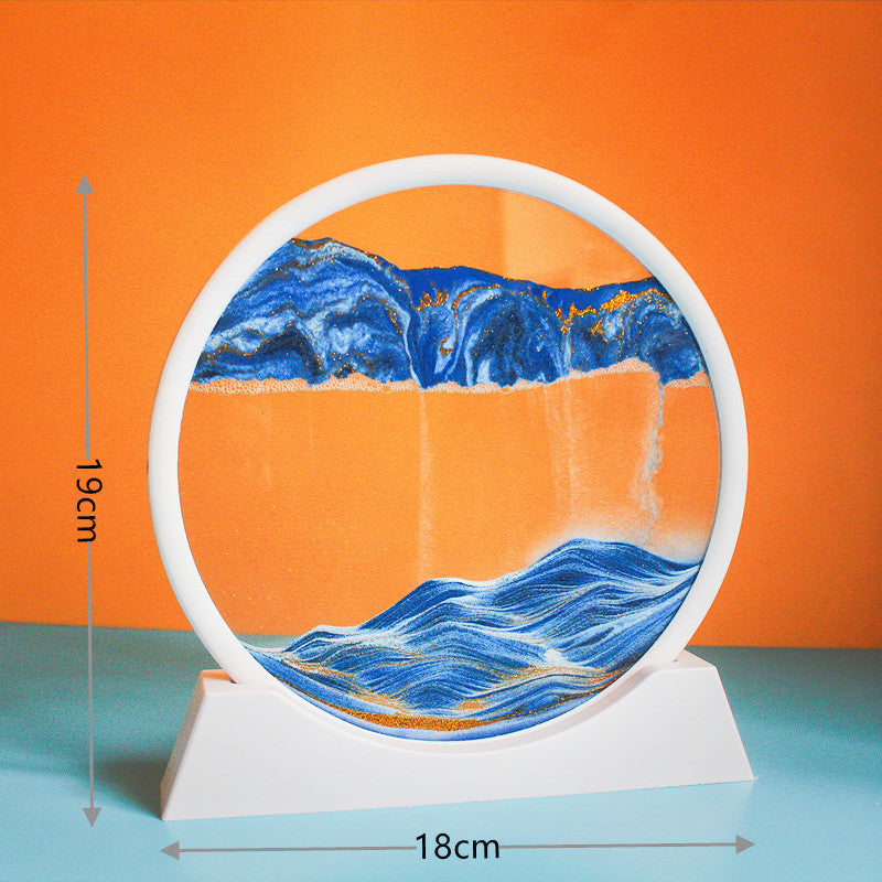 3D Hourglass Sand Painting Decor