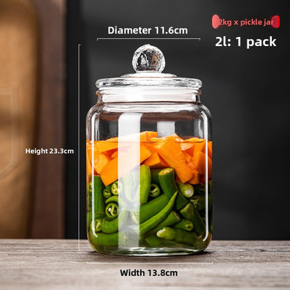 Glass Sealed Jar for Food Storage