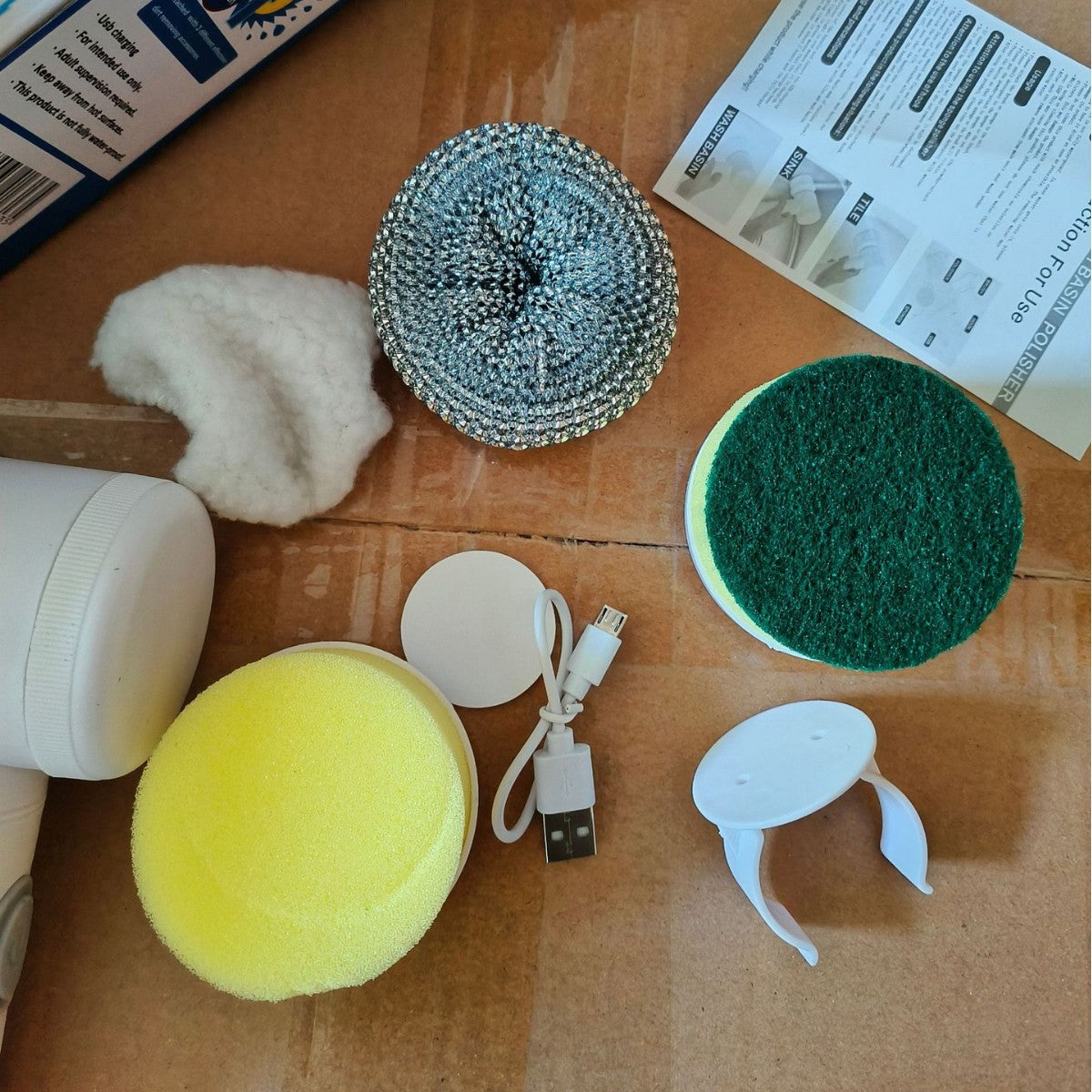 Multifunctional Electric Cleaning Brush for Home Use