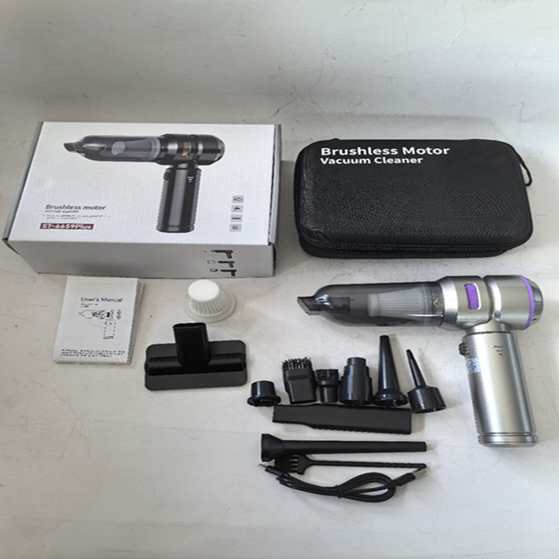 Cordless Car Vacuum Cleaner with Blowing and Inflating Function