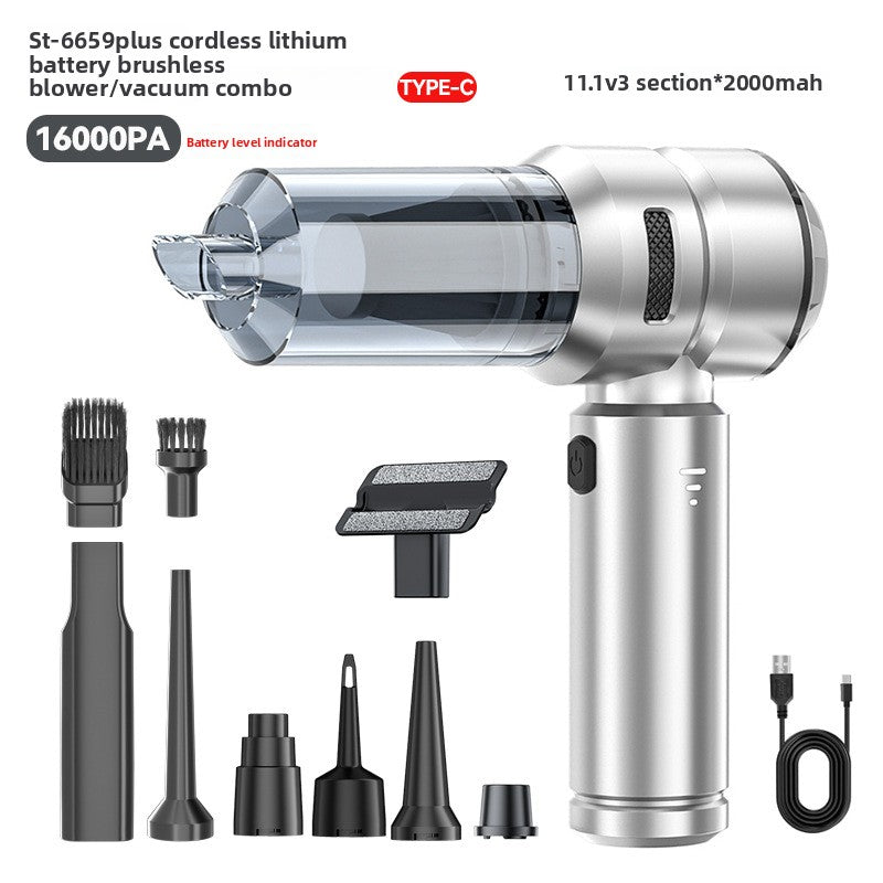 Cordless Car Vacuum Cleaner with Blowing and Inflating Function