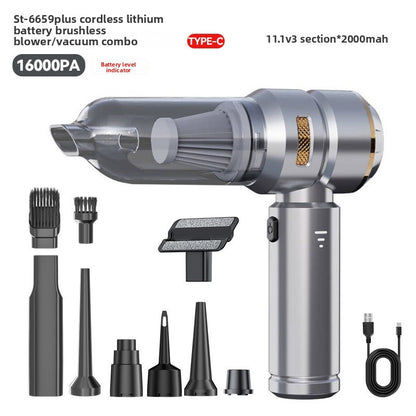 Cordless Car Vacuum Cleaner with Blowing and Inflating Function