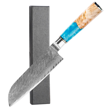 Damascus Steel Kitchen Knife Set